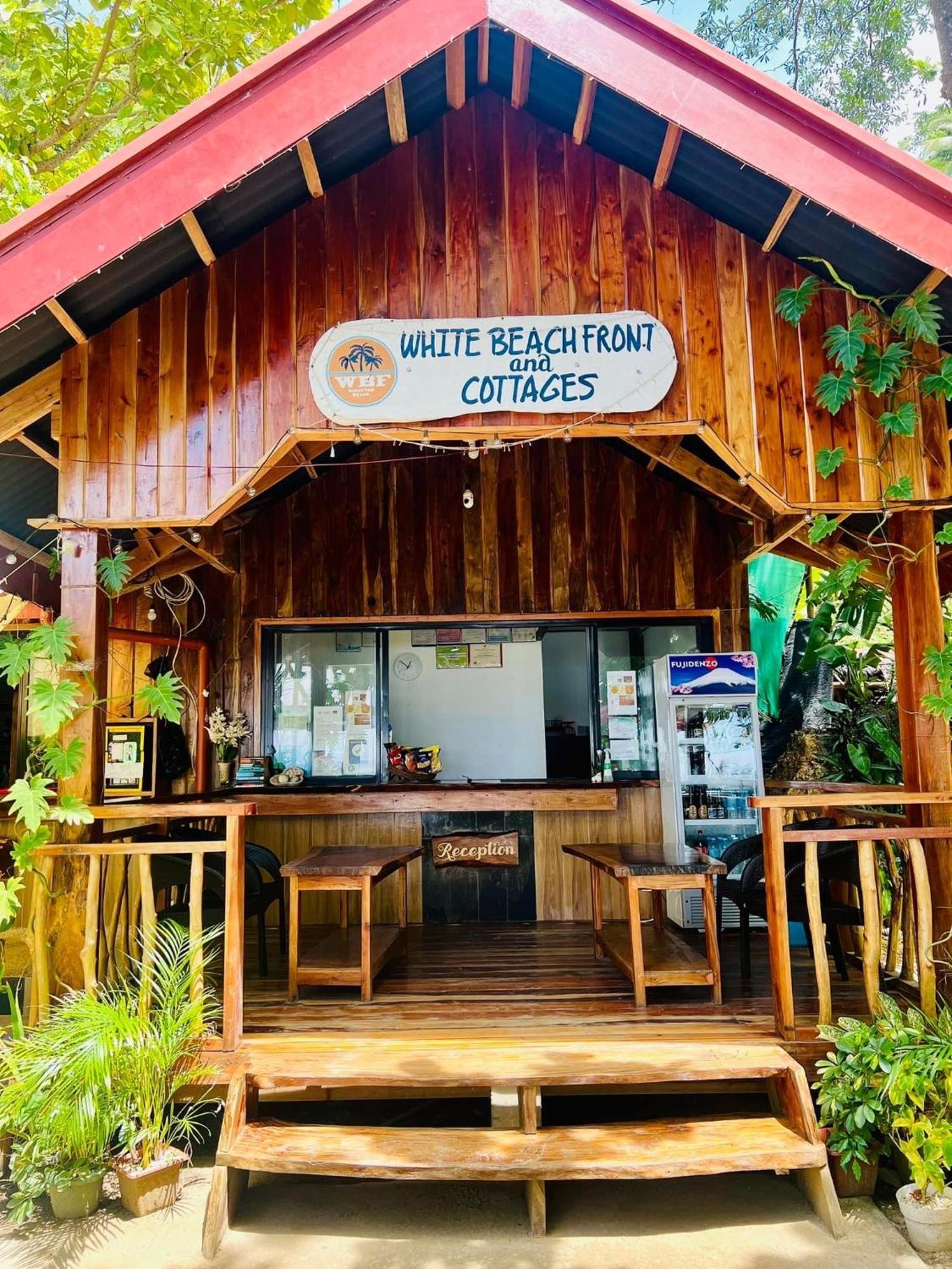 White Beach Front And Cottages Buruanga Bagian luar foto